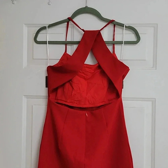 DEAR EMILIA HAVE THE LAST DANCE MIDI DRESS RED - Picture 8 of 14